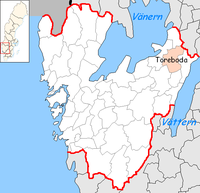 Töreboda in Västra Götaland county
